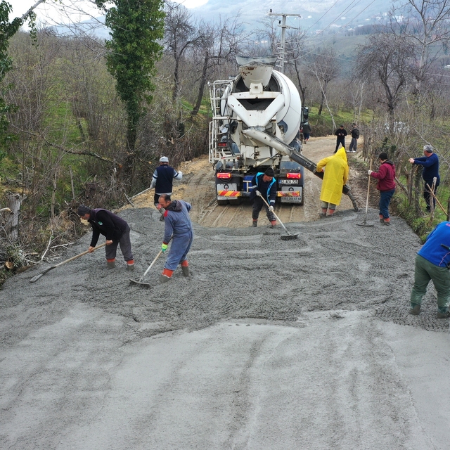 Ordu'da 7 yılda 2 bin 200 kilometre yol konfora kavuşturuldu