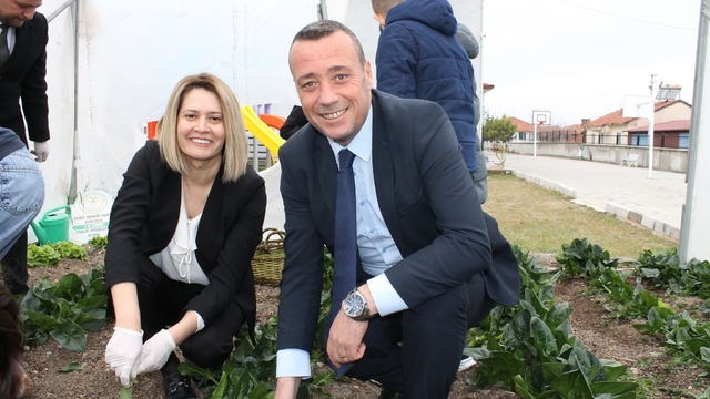 Altıntaş Zafer İlkokulu Tarım Atölyesinin ilk hasadı ıspanak oldu
Öğrenciler tarafından ekilen ıspanaklar hasat edildi