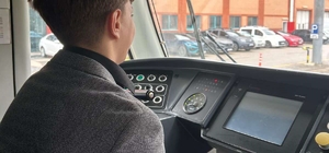 Koruma altındaki çocuğun şoförlük hayali vatmanlıkla taçlandı