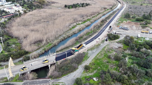 3 ilçedeki 545 milyon TL'lik yol yatırımı devam ediyor