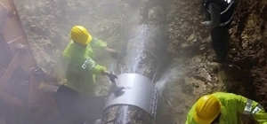 Hızlı müdahale su kesintisini önledi