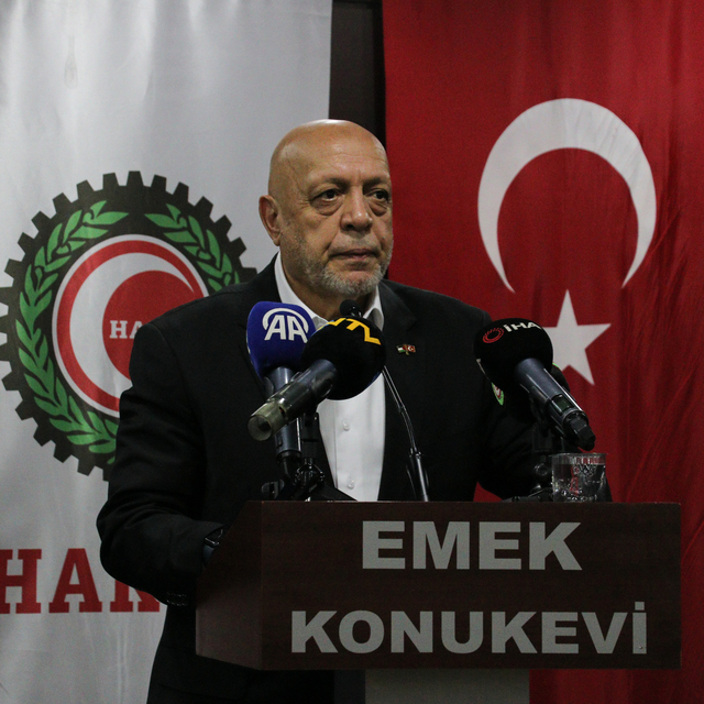 HAK-İŞ Genel Başkanı Arslan, "Emek ve Su Paneli"nde konuştu: