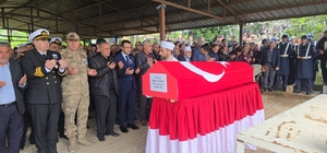 Kalp krizi geçiren asker son yolculuğuna uğurlandı