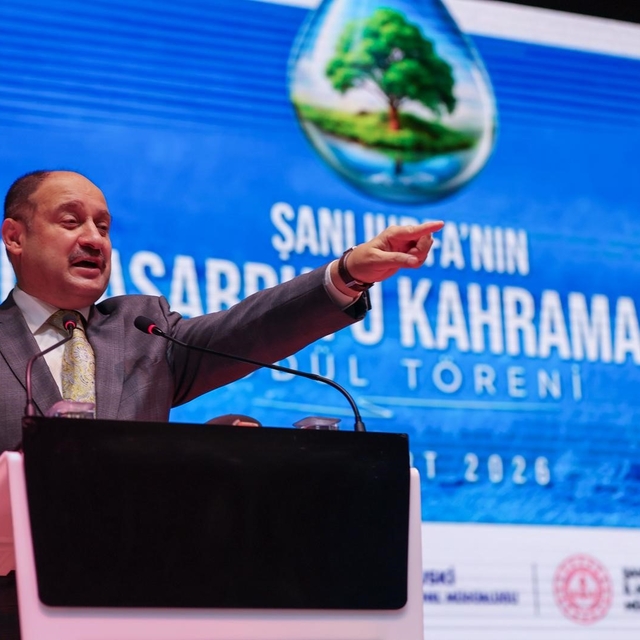 Şanlıurfa'da su tasarrufu kahramanları ödüllerine kavuştu