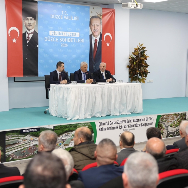 Düzce sohbetlerinin ikincisi Çilimli ilçesinde gerçekleşti
