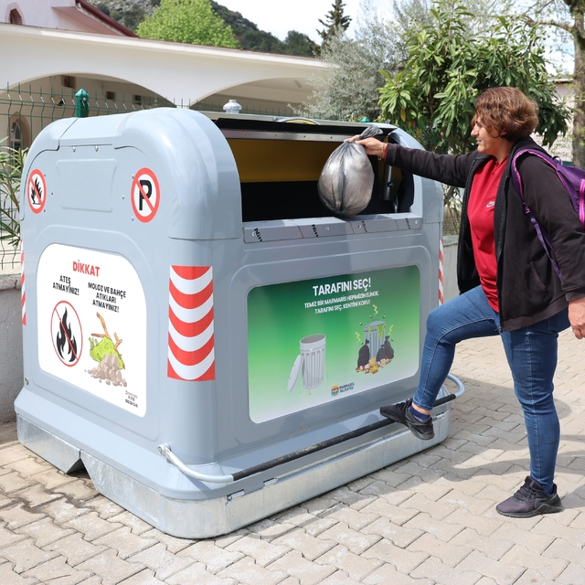 Marmaris'te akıllı konteyner dönemi başladı