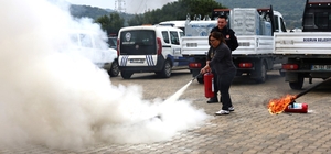 Bodrum'da yangın güvenliği bilinci artırılıyor