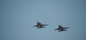 Edirne'de F-16 ve Bayraktar Akıncı'dan prova uçuşu