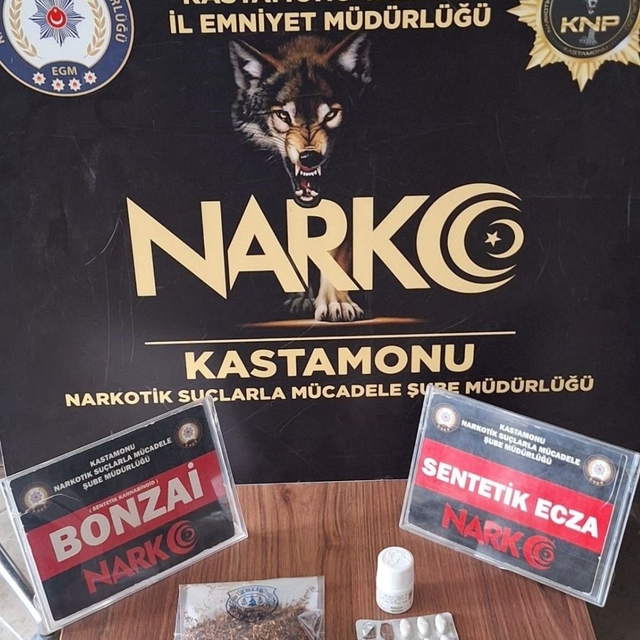 Kastamonu'da uyuşturucu operasyonu