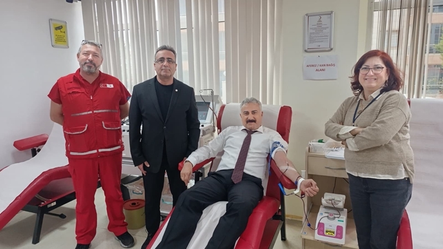 Emniyet Müdürü Aktaş'tan 23'üncü kan bağışı