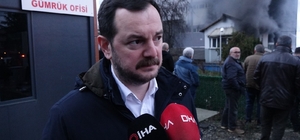 Trabzon'da fındık fabrikasında yangın (2)