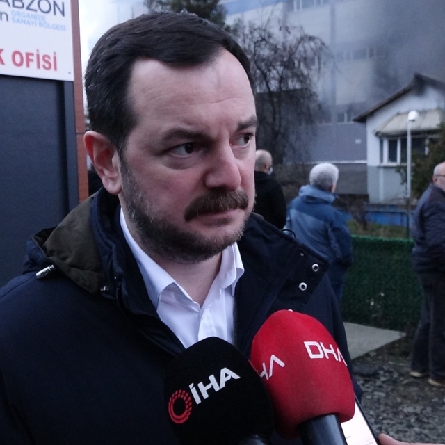 Trabzon'da fındık fabrikasında yangın (2)