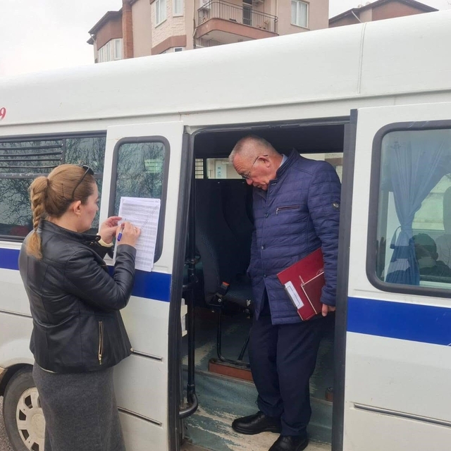 Sarıgöl'de servislere kapsamlı denetim