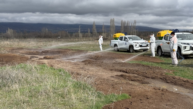 Çorum Belediyesi'nden yaz öncesi vektörle yoğun mücadele