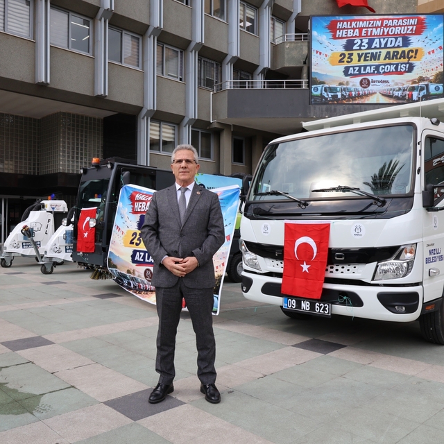 Nazilli Belediyesi'nden 23 ayda 23 yeni araç