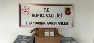 Bursa'da kaçak sigara operasyonu: 37 bin adet kaçak sigara ele geçirildi Jandarmadan Bursa'da kaçakçılık darbesi