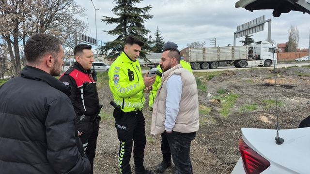 Muayenesiz araçla makas atan alkollü sürücüye 62 bin 719 TL ceza