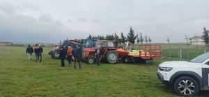 Merada gübreleme çalışması yapıldı