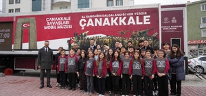 Çanakkale ruhunu taşıyan mobil müze tırı Niğde'de ziyarete açıldı
