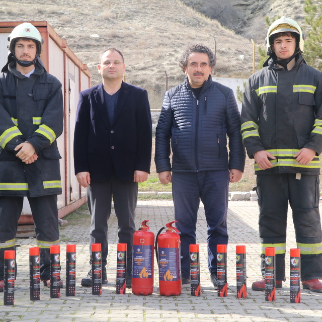 Çankırı'da akademisyenler yangınlara karşı kolay kullanımlı ve etkili solüs...
