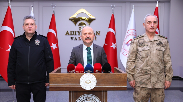 Adıyaman Valisi Varol, aylık asayiş verilerini açıkladı