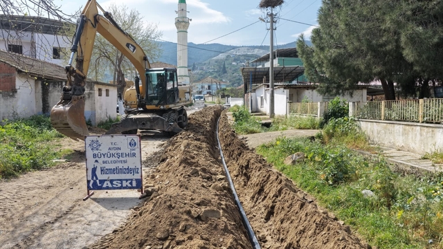 Aydın Büyükşehir'in ilçelerde altyapı yatırımlarını sürdürüyor