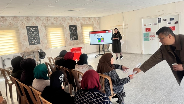 Elazığ'da kadına yönelik şiddetle mücadele eğitimi