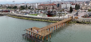 Ordu’da Ay Işığı İskelesi yenileniyor