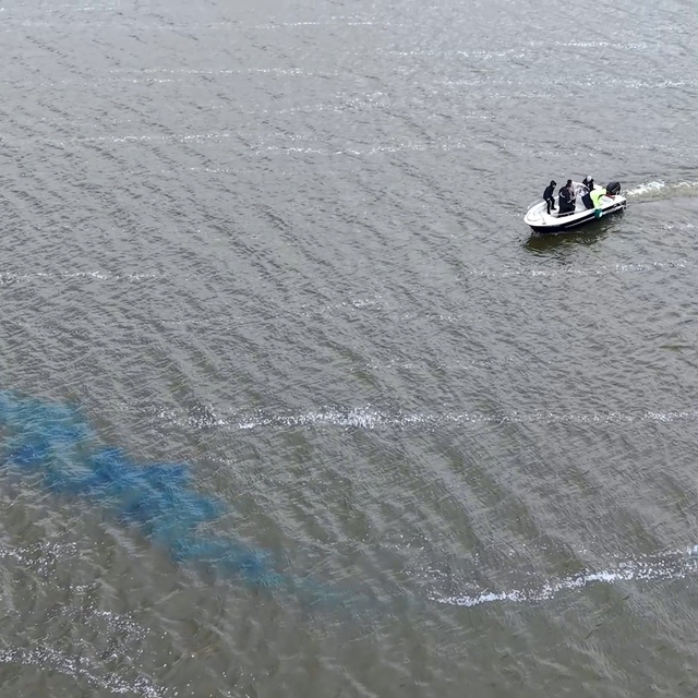Türkmenli Göleti'nde algasid dozlama ile su kalitesi artırılıyor