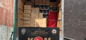 Bursa’da 6 milyon 360 bin kaçak makaron ele geçirildi