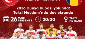 Milli maç heyecanı Bozdoğan’da dev ekranda