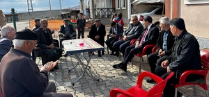 Kaymakam Aslan, köy evlerine yerleşen vatandaşları ziyaret etti