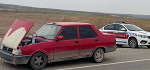 Kırşehir'de motor ve şasi numarası değiştirilmiş otomobil yakaladı