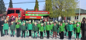 Boyabat'ta fidanlar toprakla buluştu