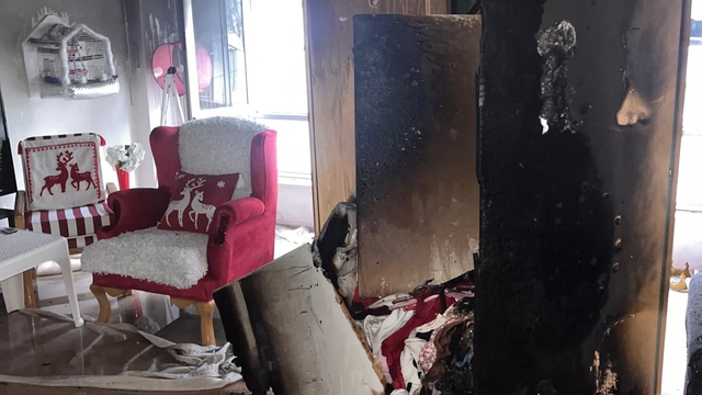 Erdek'te ev yangını: 1 kişi dumandan etkilendi