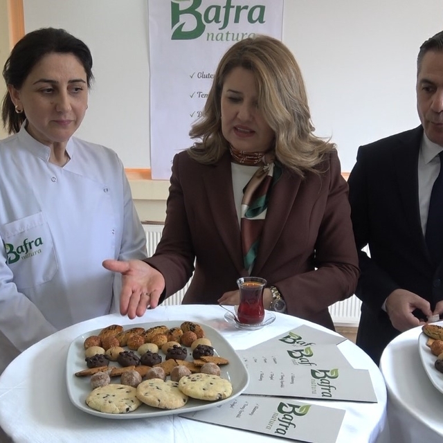 Bafra'da kadınlardan glütensiz üretim atağı