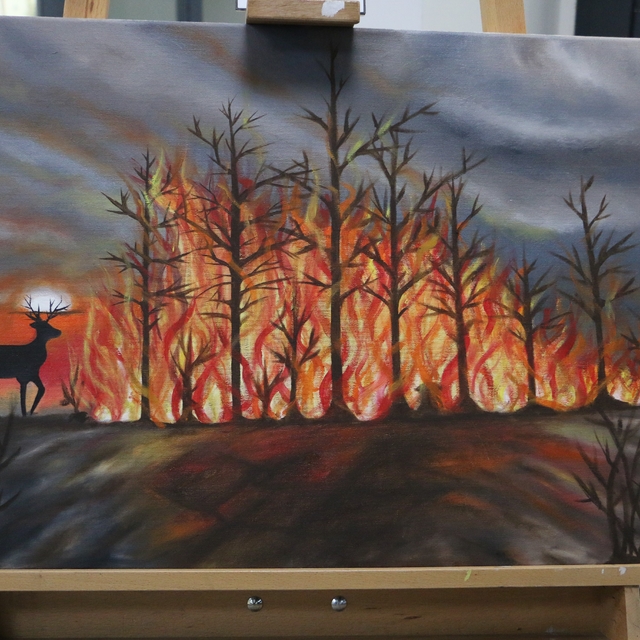 Diyarbakır'da "Gelecek, Köklerde Saklı" resim sergisi açıldı