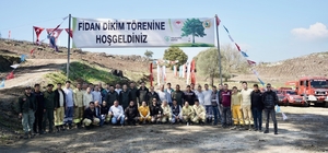 Milas'ta yanan sahalar fidanlarla canlanıyor