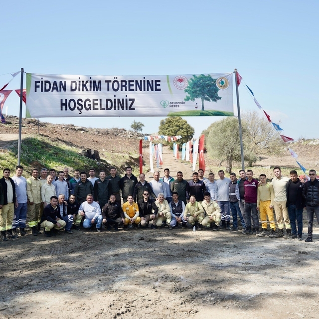 Milas'ta yanan sahalar fidanlarla canlanıyor