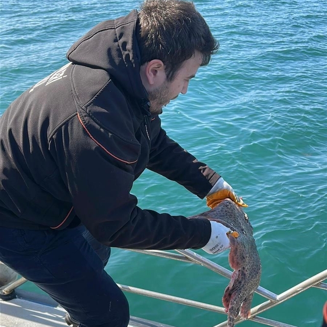 Marmara Denizi'nde kullanılan kaçak av aracı yakalandı
