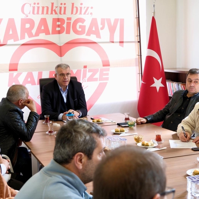 Karabiga'da 7 Yıllık Hizmetler İstişare Toplantısında Anlatıldı