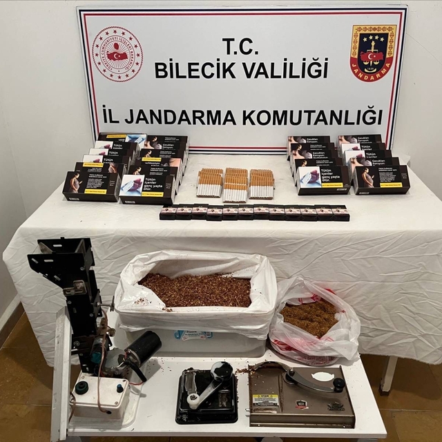 Bilecik'te kaçak sigara operasyonu