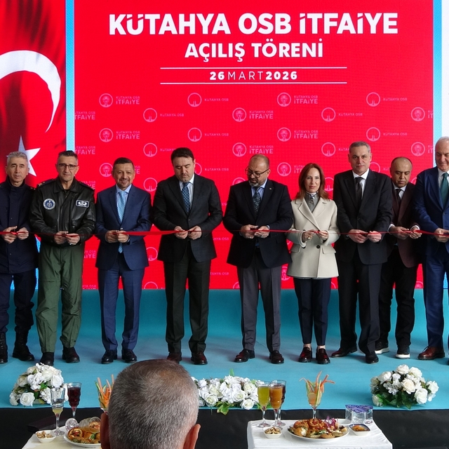 Kütahya OSB'de İtfaiye Teşkilatı hizmete sunuldu