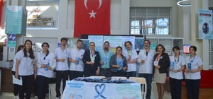 Muğla'da kolorektal kanser için bilgilendirme yapıldı