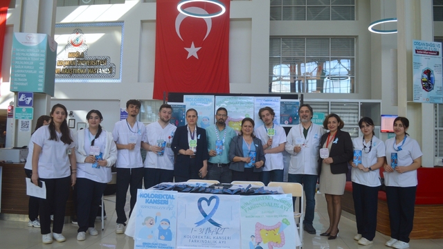 Muğla'da kolorektal kanser için bilgilendirme yapıldı