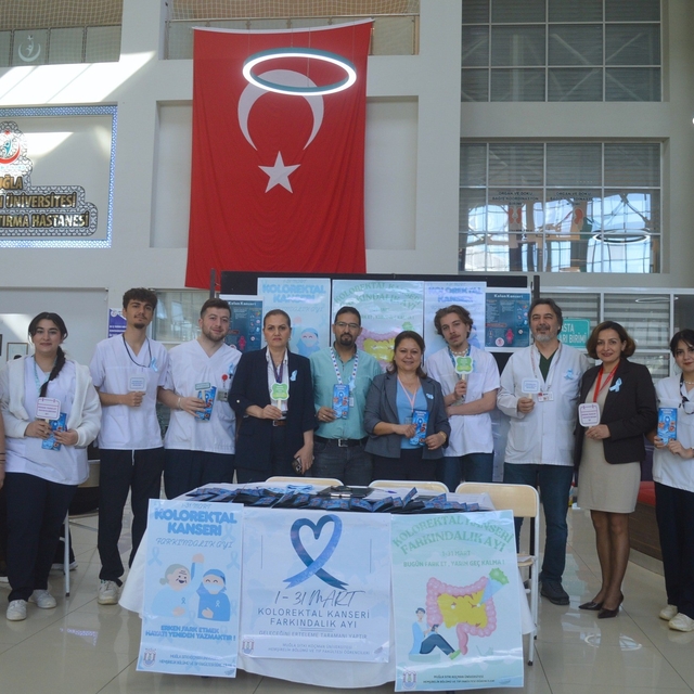 Muğla'da kolorektal kanser için bilgilendirme yapıldı