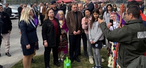 Germencik’te hem fidan diktiler hem de dağıttılar