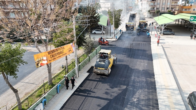 Mersin'de yol çalışması tamamlandı, ulaşım kolaylaştı