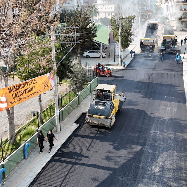 Mersin'de yol çalışması tamamlandı, ulaşım kolaylaştı