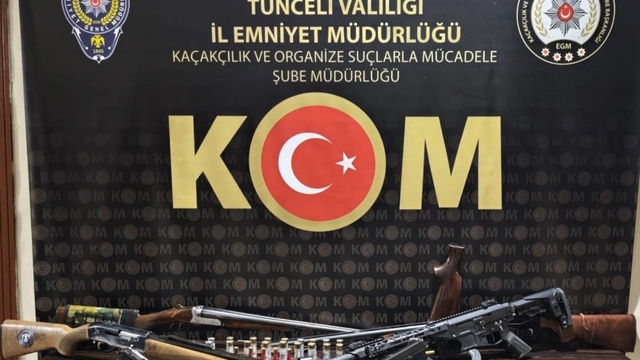 Tunceli'de ruhsatsız silah operasyonu: 6 şüpheli yakalandı
